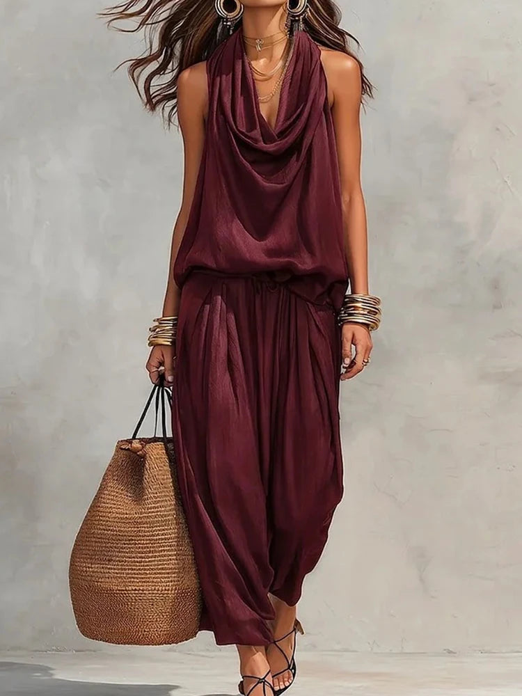 Perla Outfit Loose Elegant Streetwear Two-Piece Sets