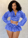 Sexy Club Party Birthday Outfits Two Piece Sets