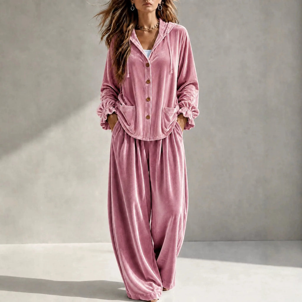 Tessa Long Sleeve Casual Loungewear Two Piece Sets