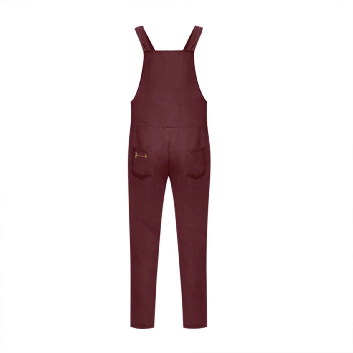 Women Plus Size Overalls Jumpsuits Casual Solid Loose Dungarees Retro Fashion
