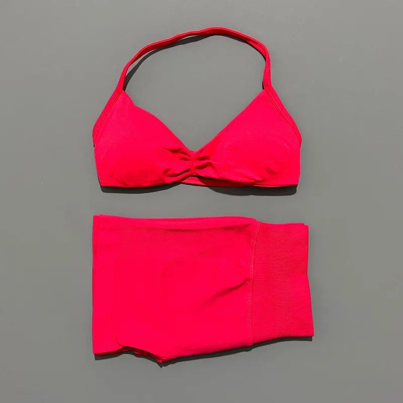Dylan Sports Strappy Seamless Two Piece Sets