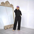 Sandra Casual Long-sleeved Suit Two Piece Set