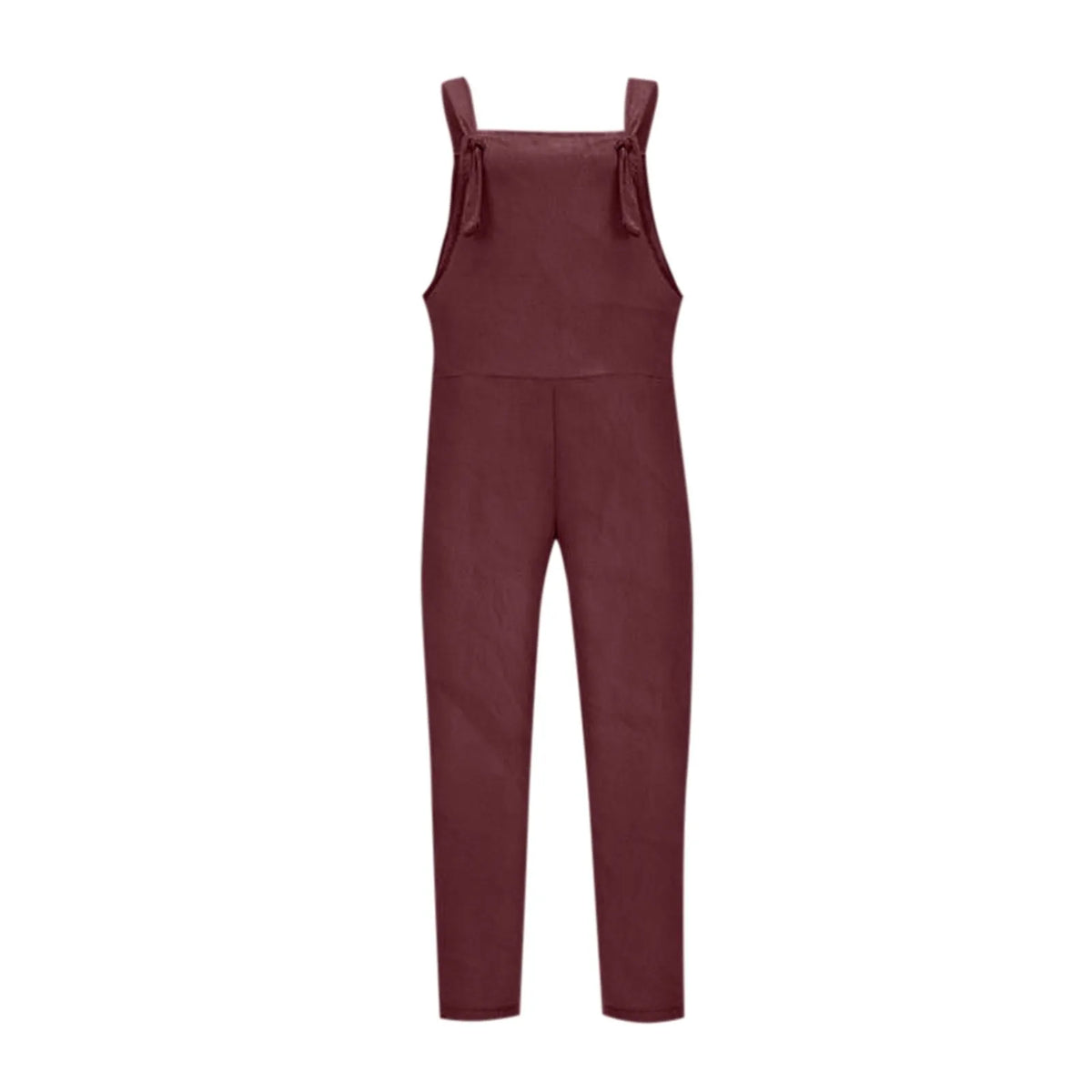 Women Plus Size Overalls Jumpsuits Casual Solid Loose Dungarees Retro Fashion