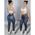 Walden High Waist Elastic Stretchy Jeans Casual Long Trousers