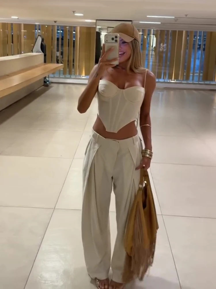Paola Spring Casual Women Outfit Two Piece Sets