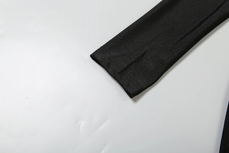 Branford Furry Slash Neck Hipster Patchwork Trend Sexy Hollow Stretch Jumpsuits