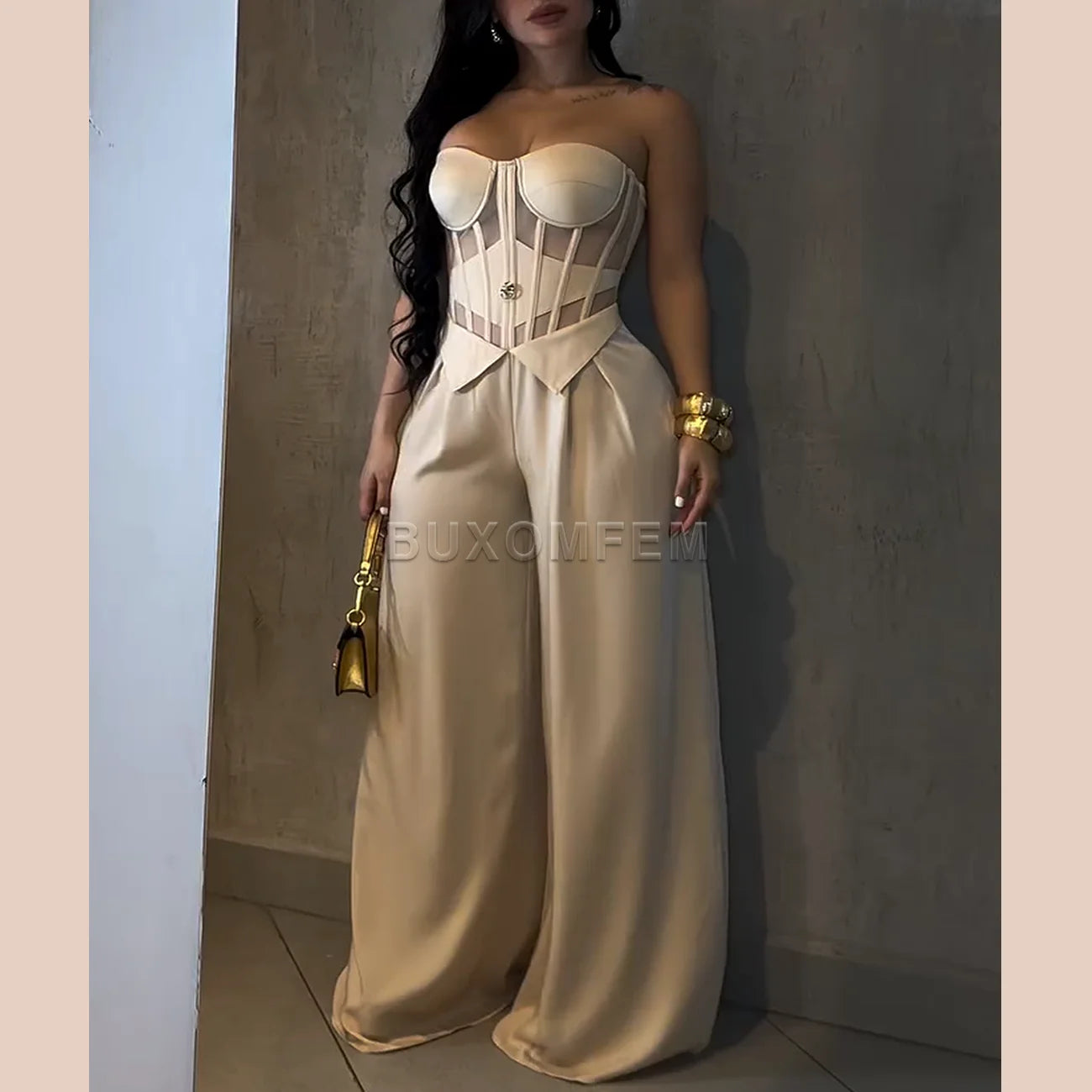 Meriden Sleeveless Fashion Jumpsuits Streetwear Outfits Evening Party Clothings