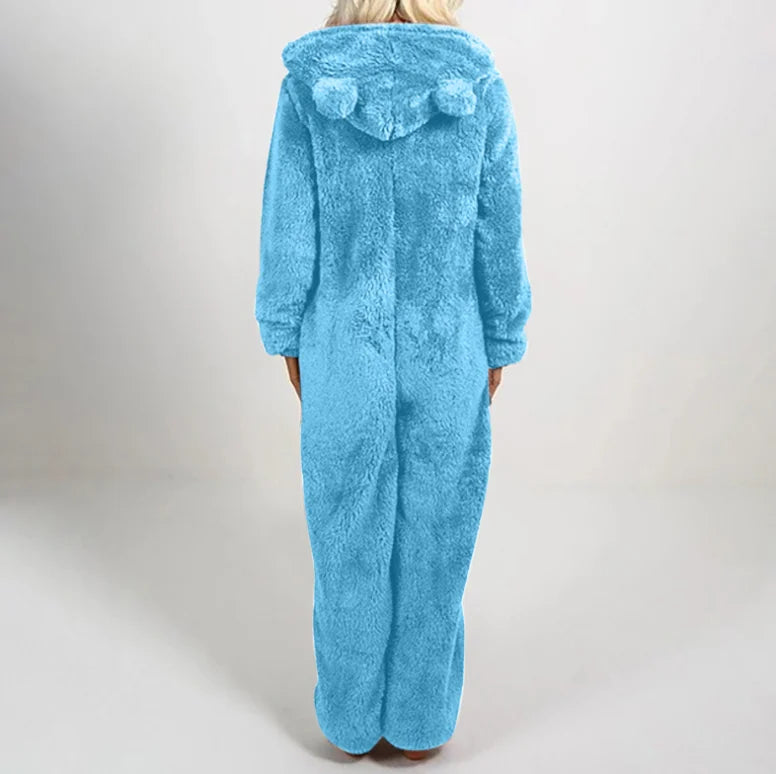 Plus Size One-Piece Jumpsuit for Women, Elegant Overalls, Full Length, Thickened, Autumn