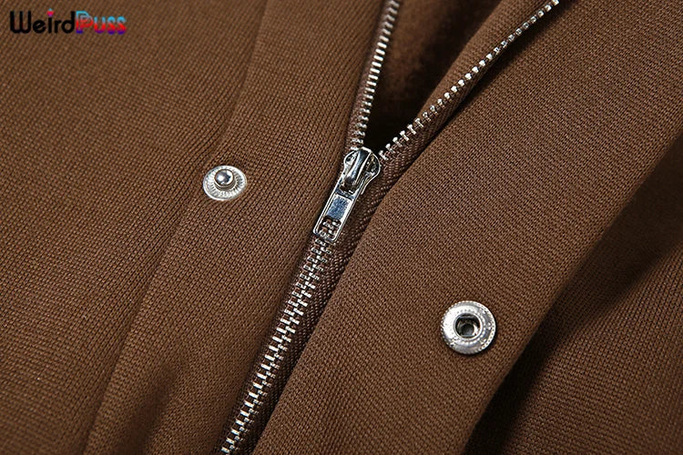 Spotswood Patchwork Long Sleeve Jacket Chic Zip Hipster Trend Coat Outwear