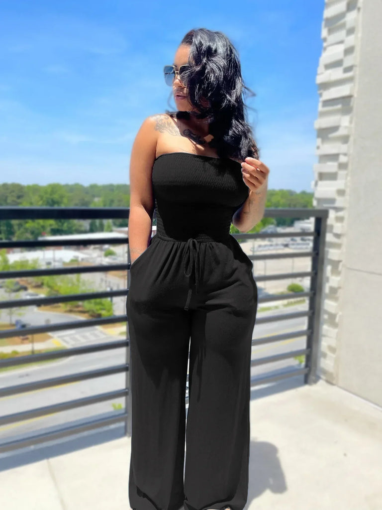 Sunset Tube Wide Fashion Casual Loose
