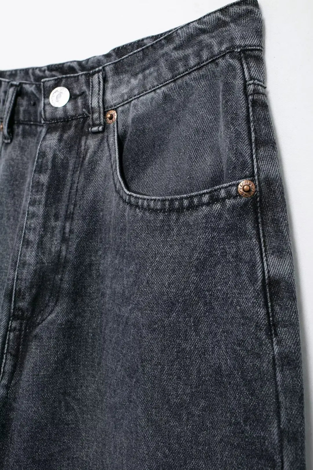 Jeans For Women 2024 Denim Solid Loose Zipper Fly Female Hole Trouser