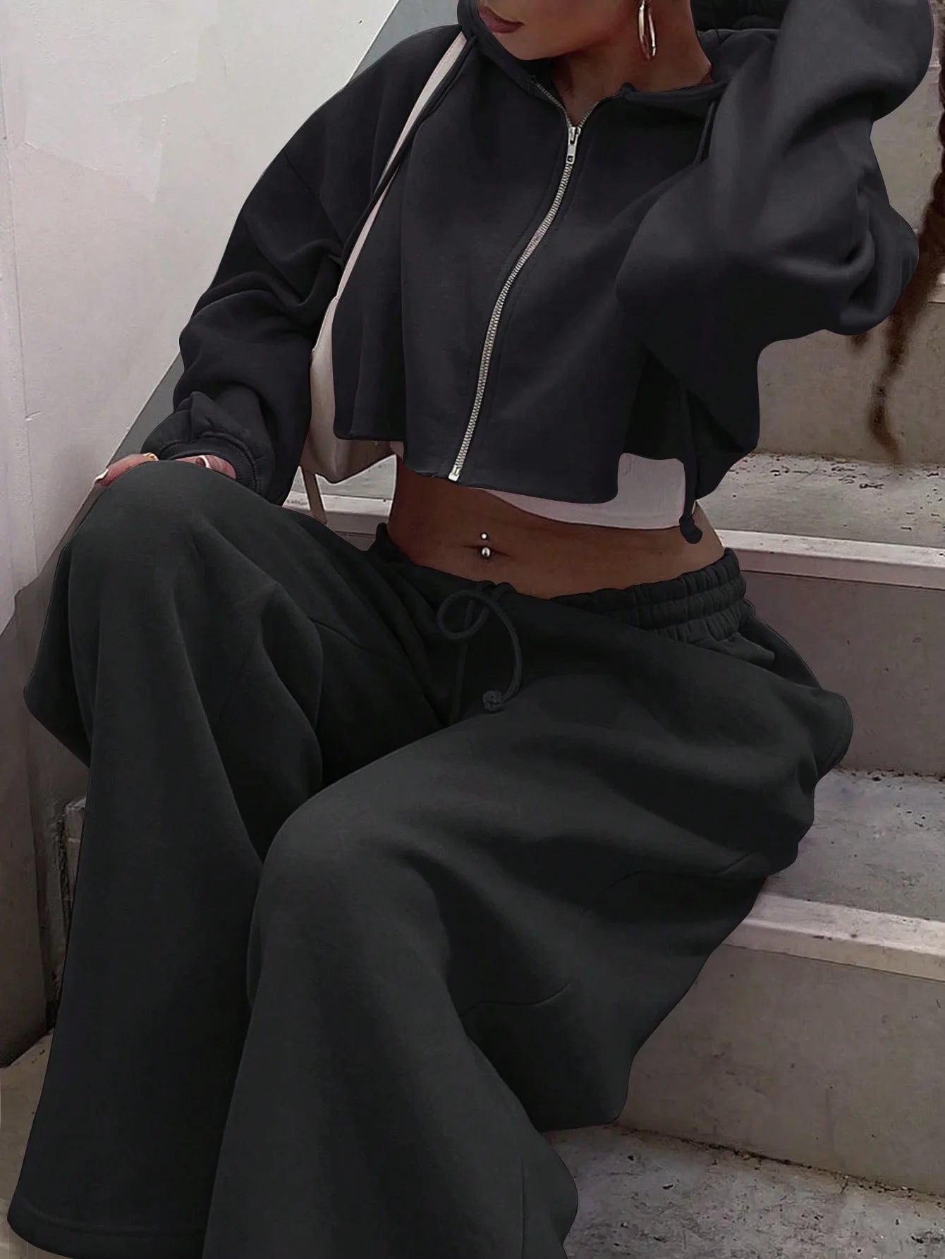 Rebeca Autumn Casual Sport Two Piece Sets