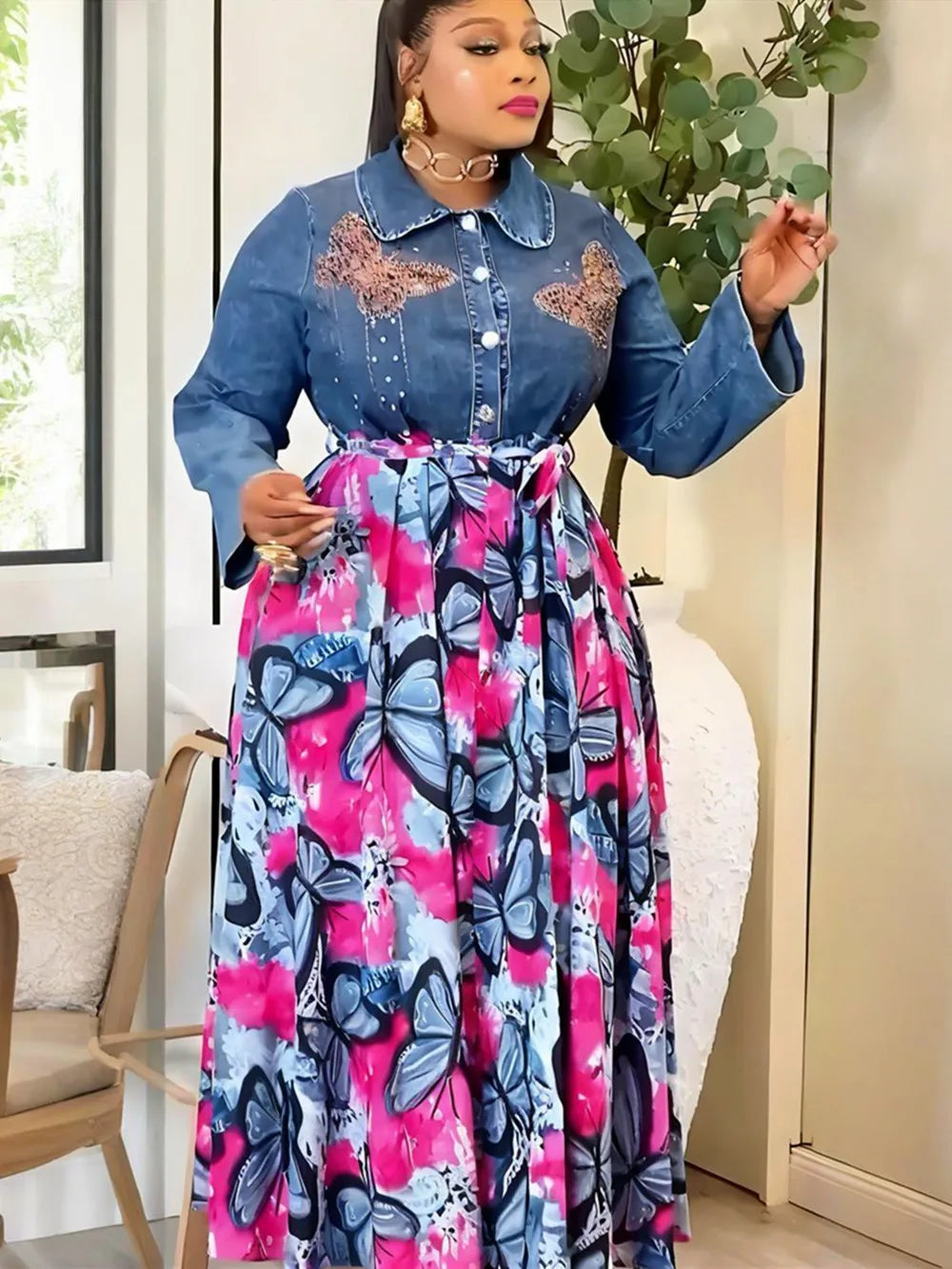 Suiza Plus Size Luxury Gown Elegant Turkey Party Long Dress