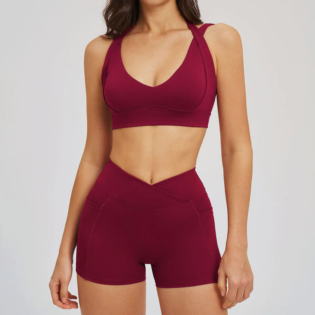 Priscila Tracksuits Gym Clothes Fitness Teo Piece Sets