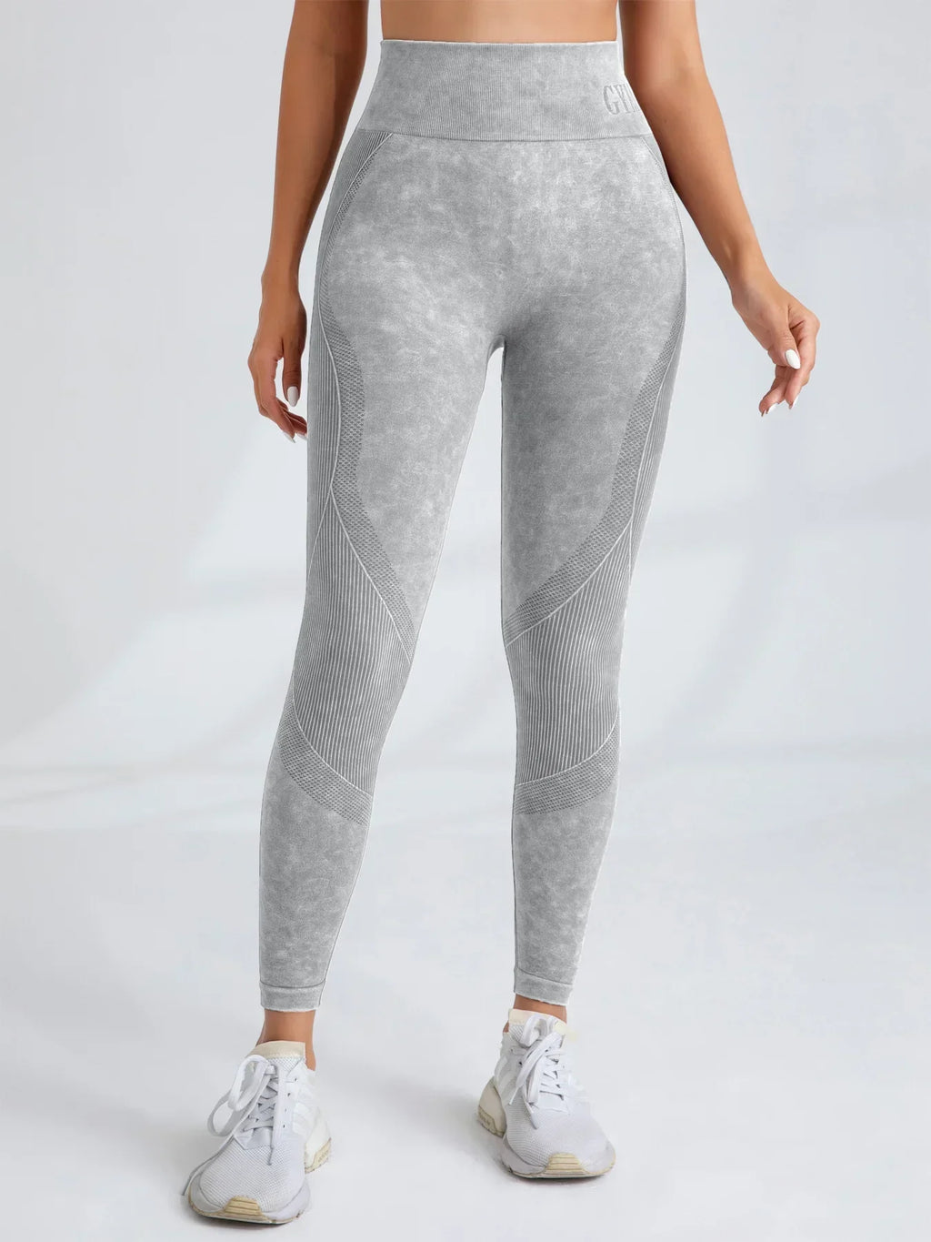 Lebanon Seamless Gym High Waist Hip Lifting Outdoor Sports Tight Waist Letter Sand Leggings