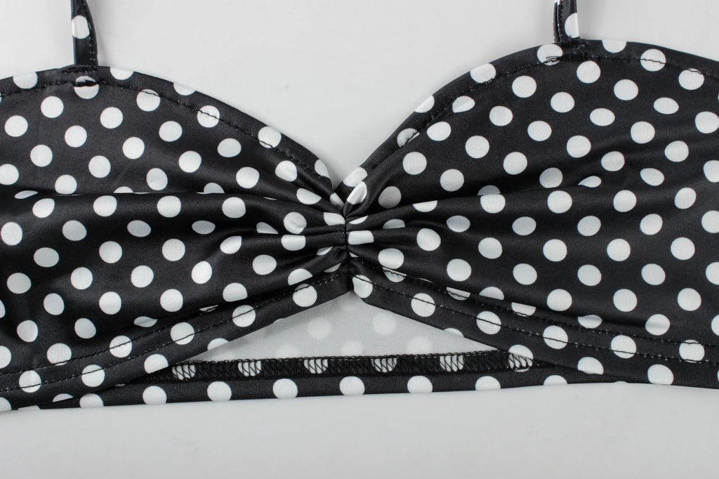 Newington Halter Tank Bike Mid West Stretch Matching Streetwear Outfits Set