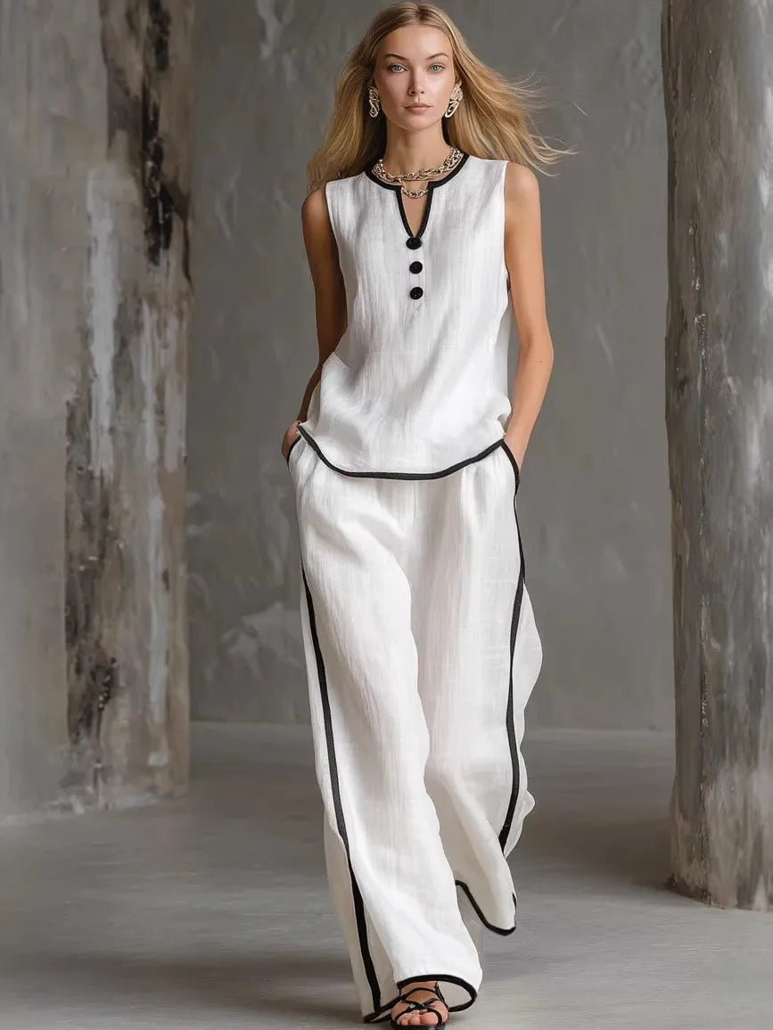 Leidy High Waist Casual Loose Two Piece Sets
