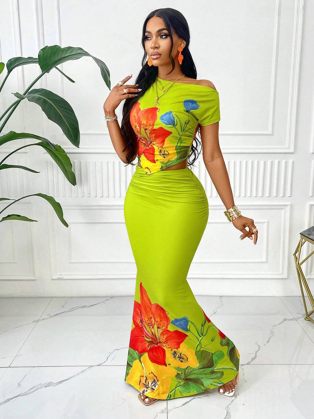Iris Elegant Women's Summer Fashion Two-piece Sets