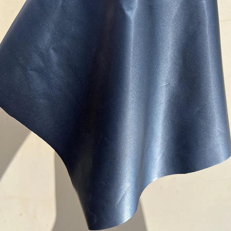 Morrestown Luster Shiny Elasticity Printing Leggings Slim Elastic Leather Pants