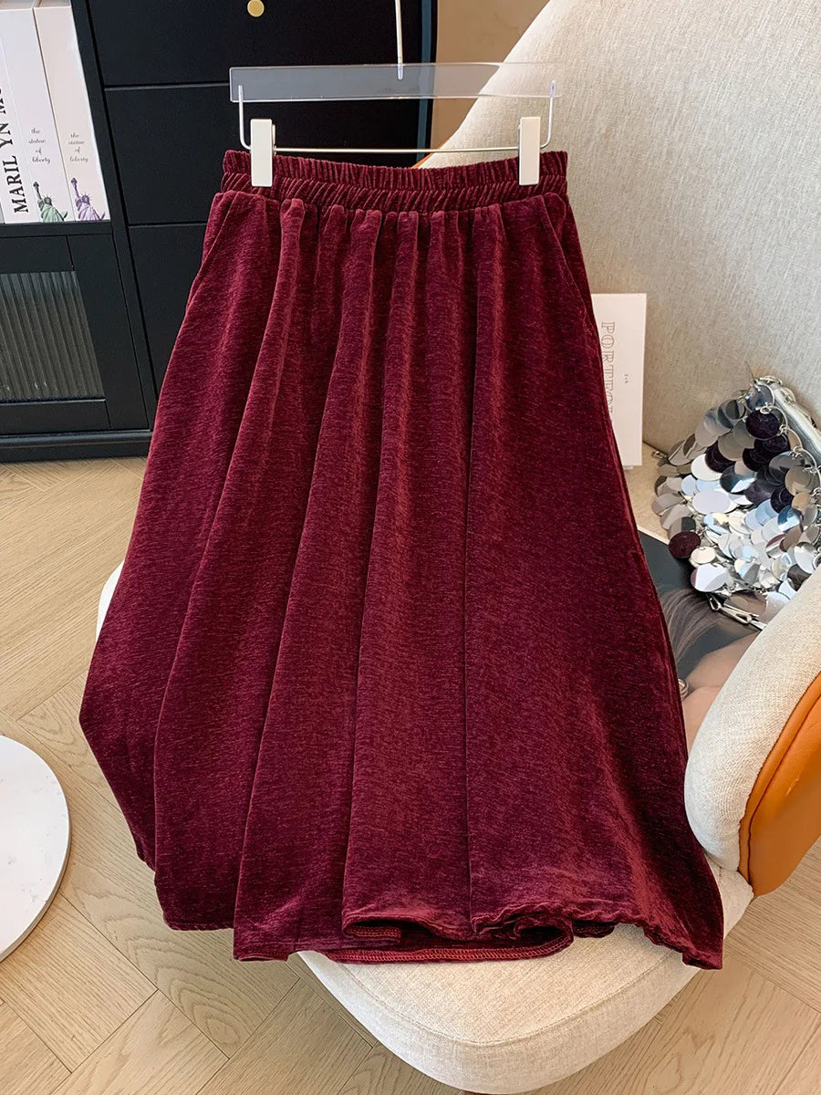 Sakura Plus Size Loose Small Fragrant Two-Piece Sets