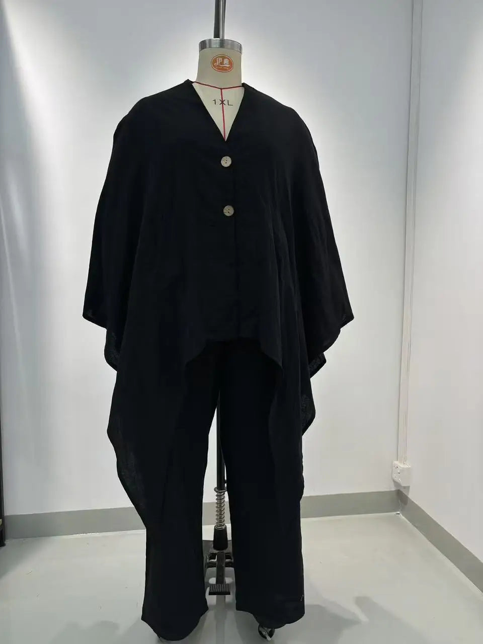 Ursula Plus Size Asymmetrical Casual Two Piece Sets