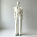 Laura Oversized Double Layer Lapel Two Piece Sets