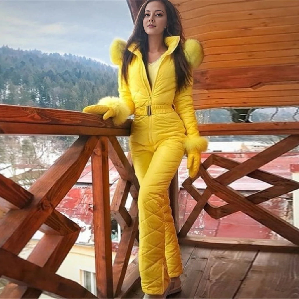 Plus Size Winter Snowboard Jumpsuit Winter Outdoor Women's Windproof Waterproof Ski