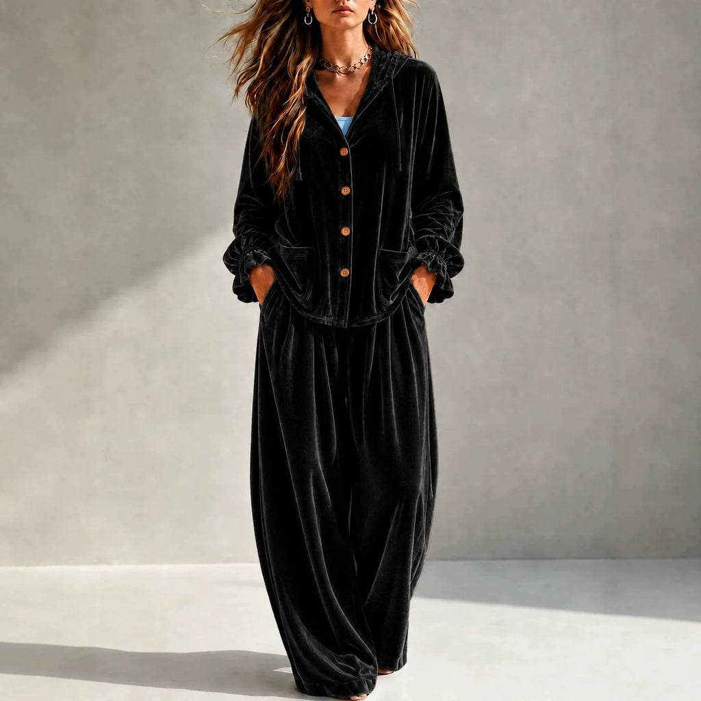 Tessa Long Sleeve Casual Loungewear Two Piece Sets