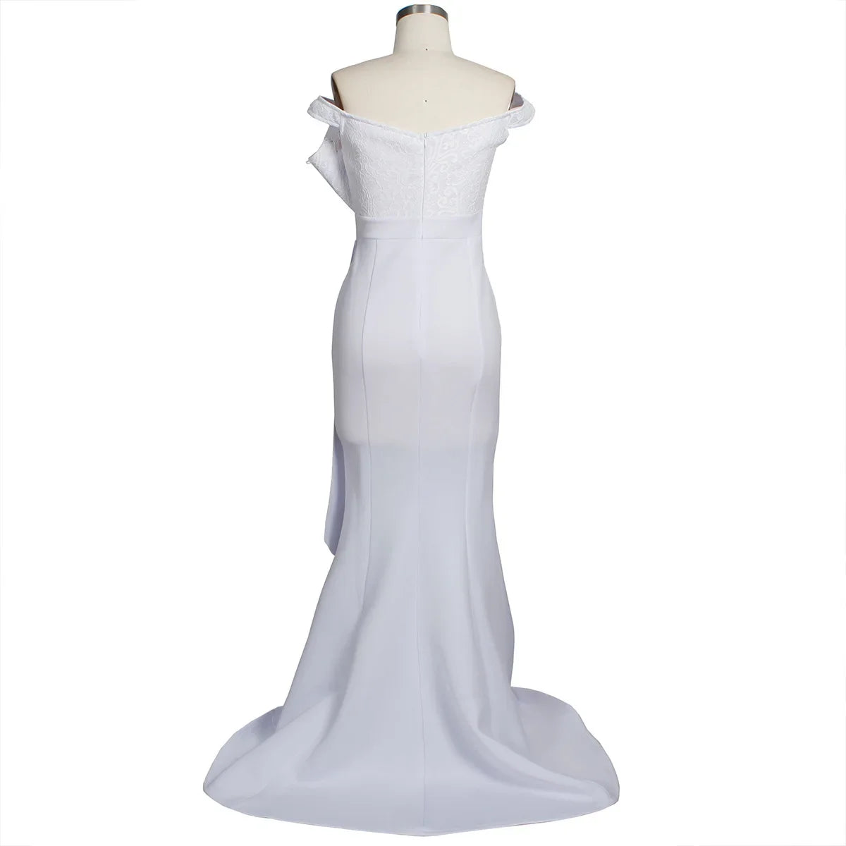 Hamilton Designers Beaded Off Shoulder Mermaid Skinny Floor Length Maxi Dress