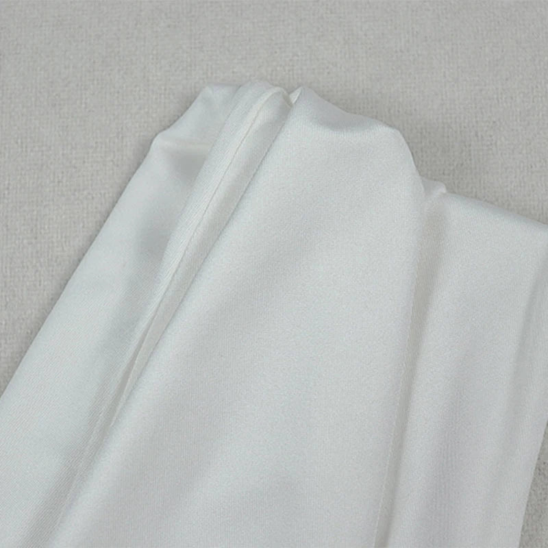 Pound Ridge Solid Diagonal Collar Sleeveless Open Back Bodycon Hollow Dress