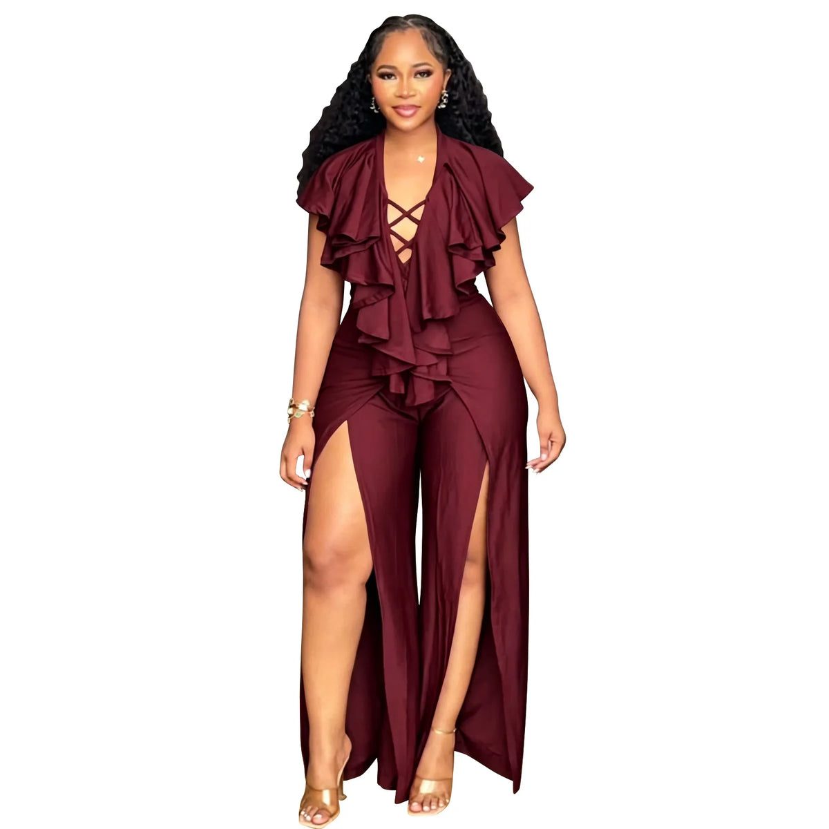 Plus Size Women Clothes Jumpsuit Summer Clothes Black Leisure Bodysuit Jumpsuit