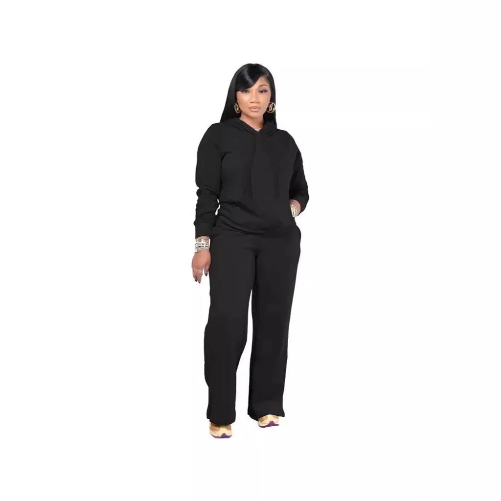 Sandra Casual Long-sleeved Suit Two Piece Set