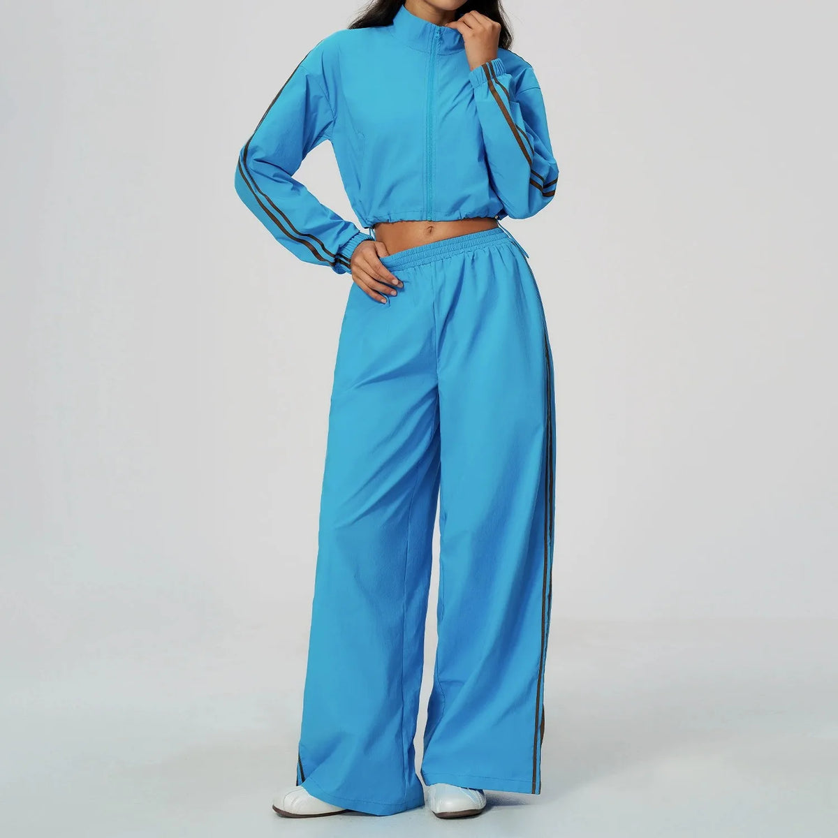 Yulay Long Sleeve Yoga Outfits Sportwear Two Piece Sets