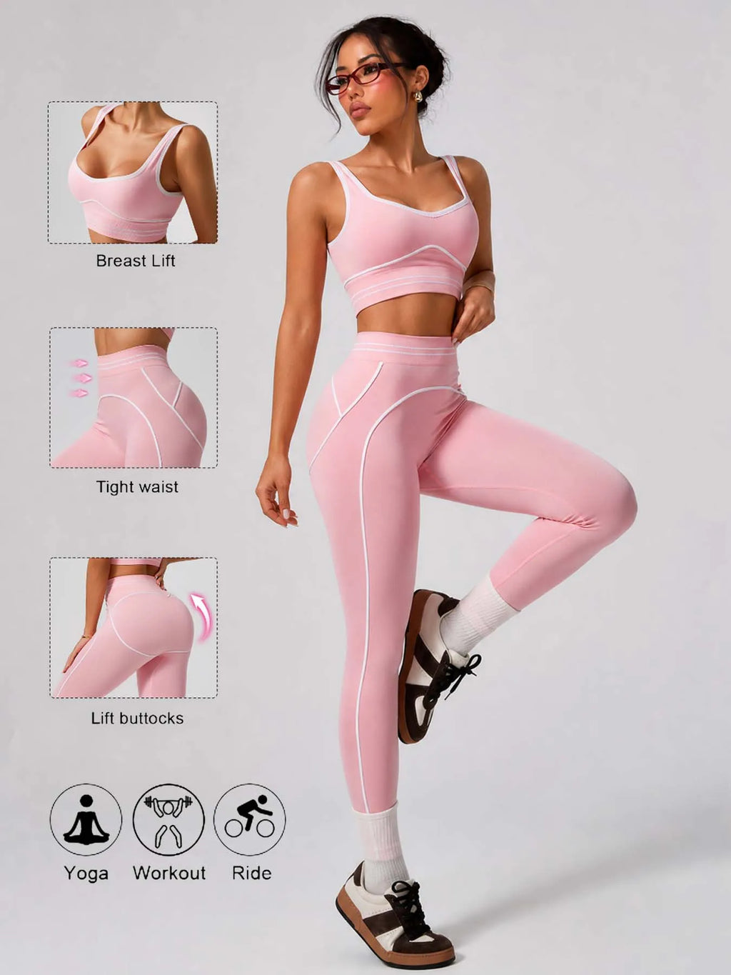 Alexa High Rise Tummy Control Two Piece Sets