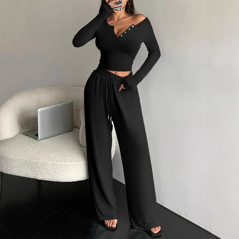 Bernarda Women Outfit Female Two Piece Sets