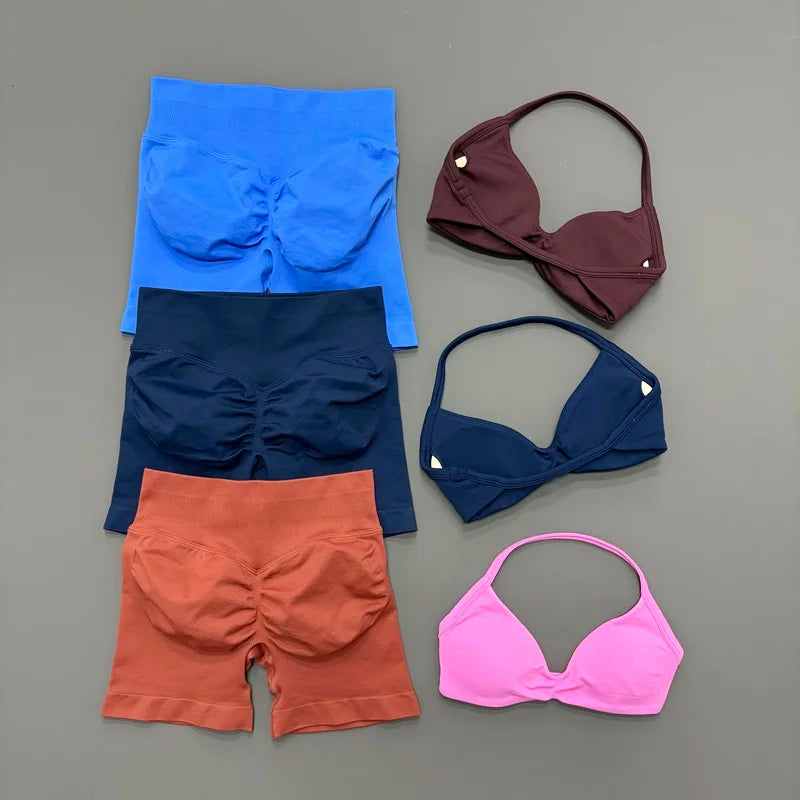 Dylan Sports Strappy Seamless Two Piece Sets