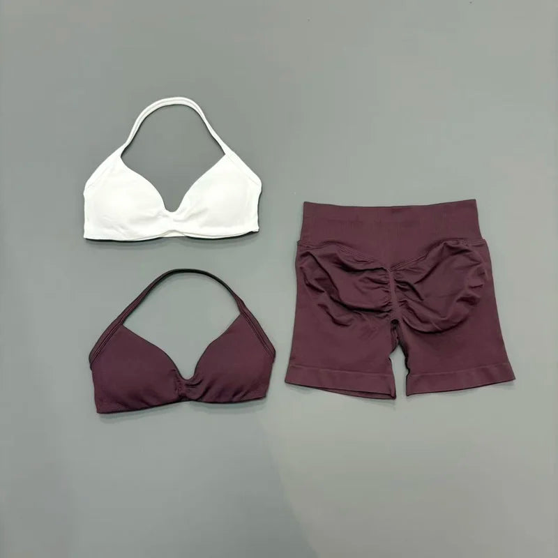Dylan Sports Strappy Seamless Two Piece Sets
