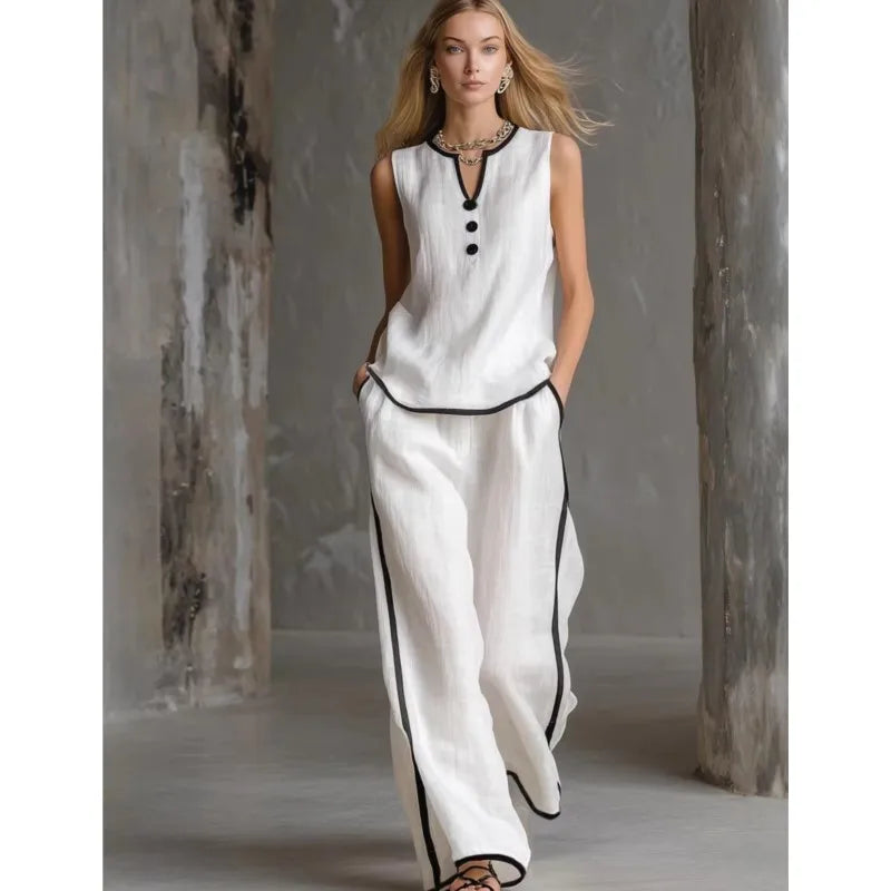 Leidy High Waist Casual Loose Two Piece Sets
