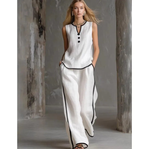 Leidy High Waist Casual Loose Two Piece Sets