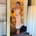 Eva Elegant Mesh Patchwork Female Two Piece Sets
