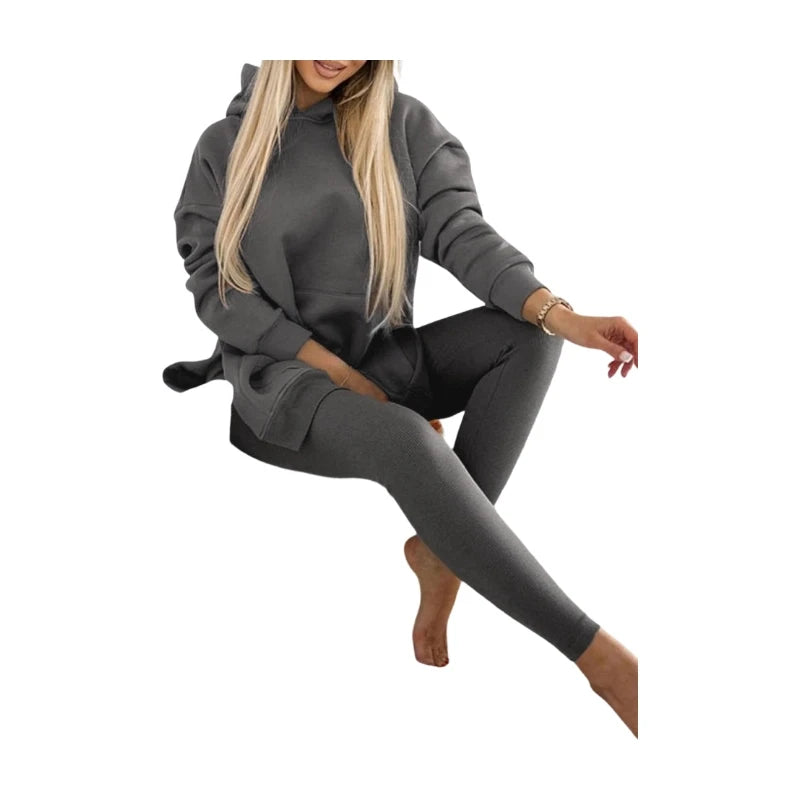 Samara High Waist Slim Leisure Outfit Two Piece Sets