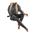 Samara High Waist Slim Leisure Outfit Two Piece Sets