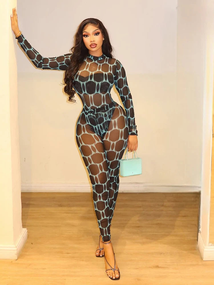 Gabi Nibber Midnight Sexy See Through 2 Piece Sets