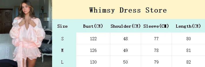 Gillespie Shiny Skinny Pleated Elegant Solid Lace Up Lantern Sleeve Mini Dress