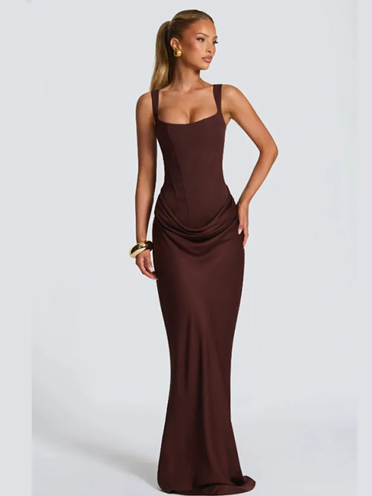 Telaby Lace Trim Patchwork Strapless Ribbon Bodycon Dress