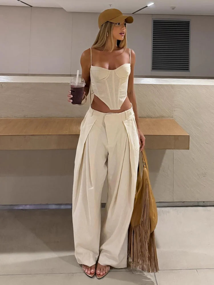 Paola Spring Casual Women Outfit Two Piece Sets