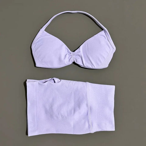 Dylan Sports Strappy Seamless Two Piece Sets