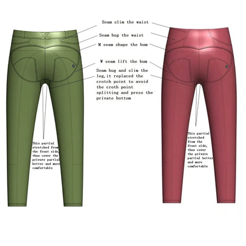 Bridgewater Faux Leather Leggings High Waist Zipper Female Trousers