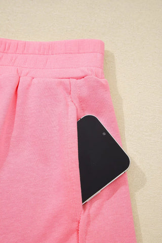 Aome Sleeveless Cropped Pocketed Two Piece Sets