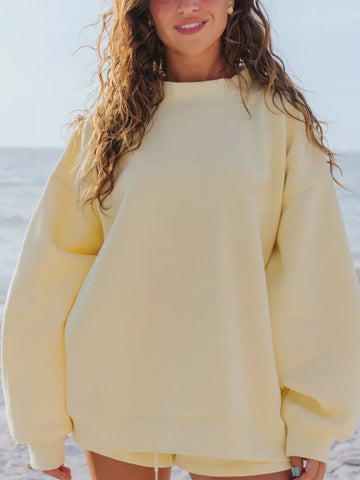 Darla Relaxed Fit Round Neck Two Piece Sets